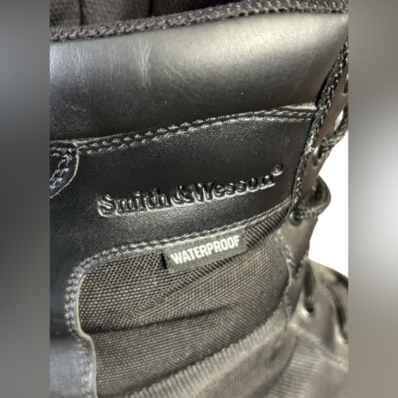 Smith & Wesson Breach 2.0 Tactical Waterproof Side-Zip Boots Black Size 13R - Picture 9 of 13